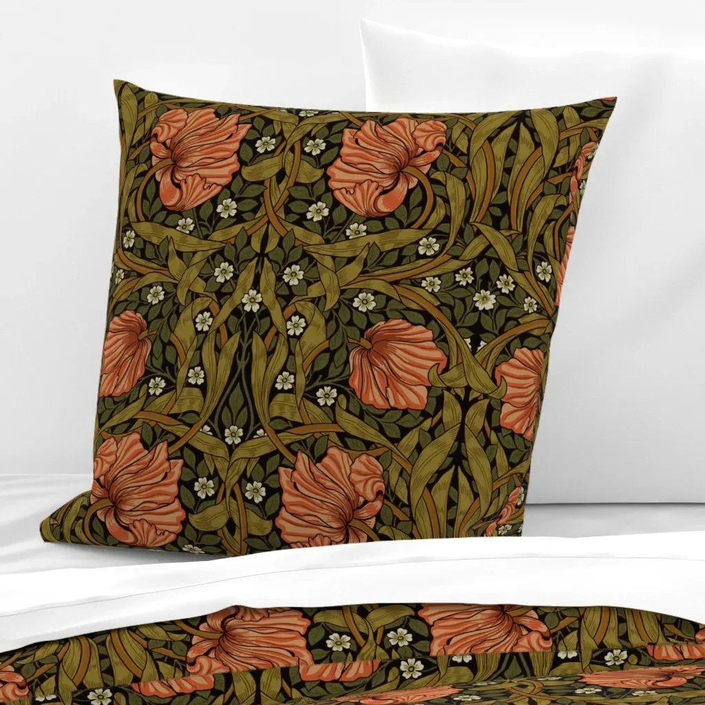 Pimpernel William Morris Euro Pillow Sham - Terracotta product