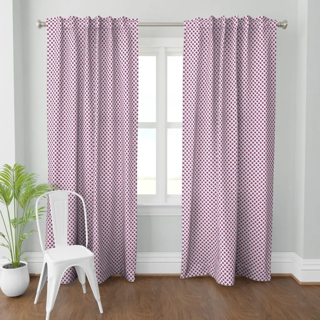 Pinecone4 Curtain Panel - Plum product