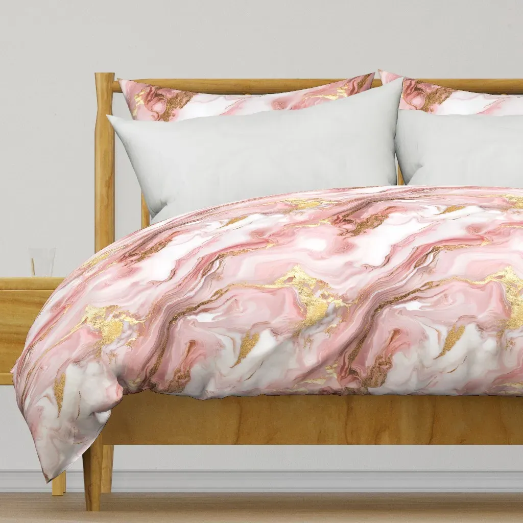 Pink Agate 5 Duvet Cover - Pink product