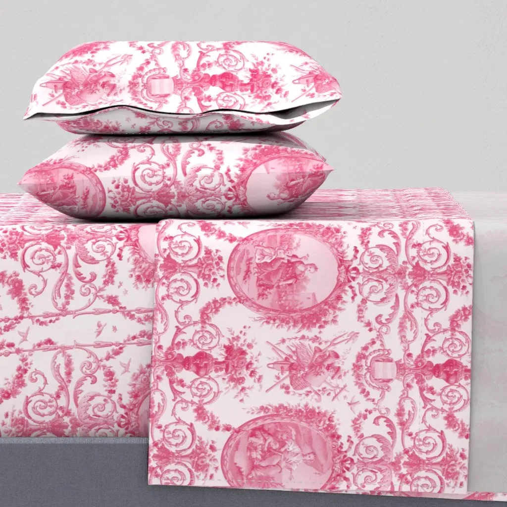 Pink Dawn Rococo Harvest Queen Sheet Set - Pink product