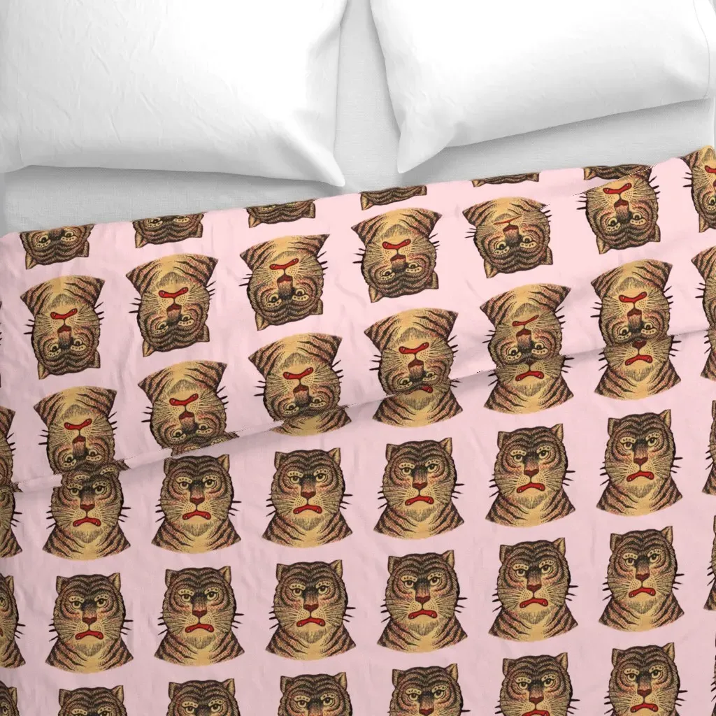 Pink Tiger Duvet Cover - Orange alternate view