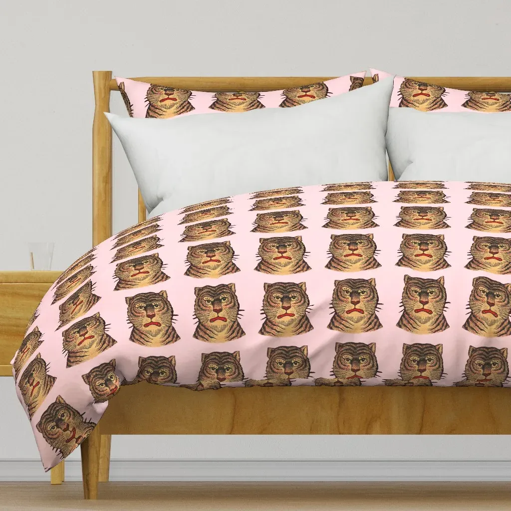 Pink Tiger Duvet Cover - Orange product