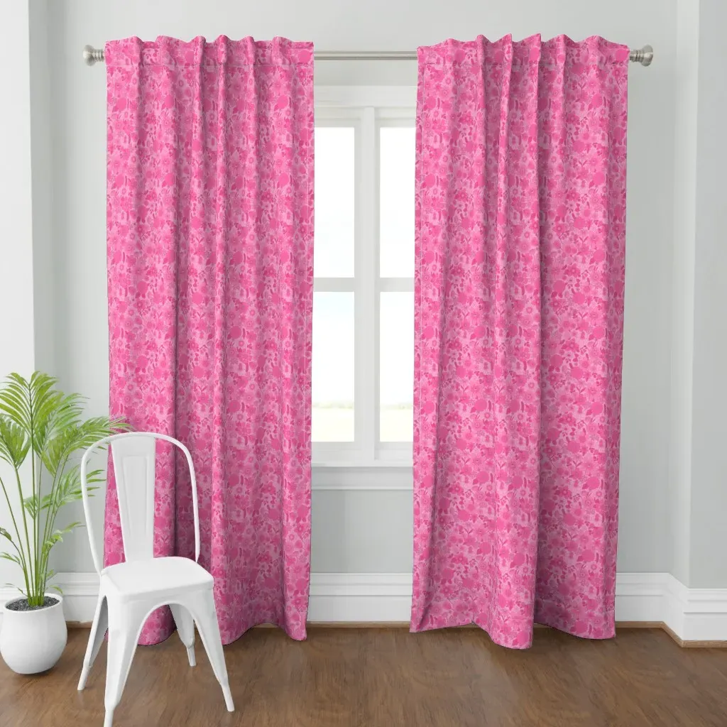 Pinkcore Barbie Retro Curtain Panel - Pink product
