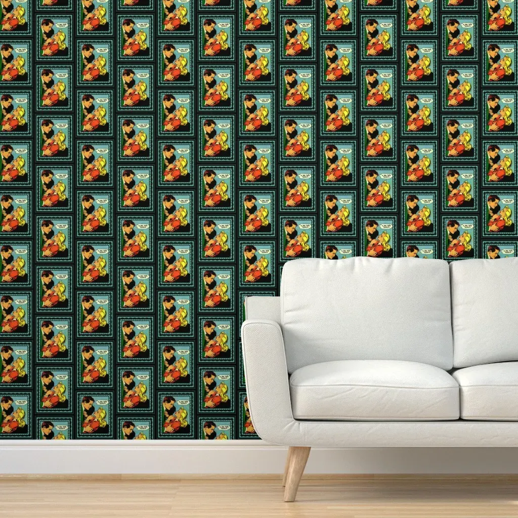 Pizza Trumps All Peel and Stick Wallpaper - Red product