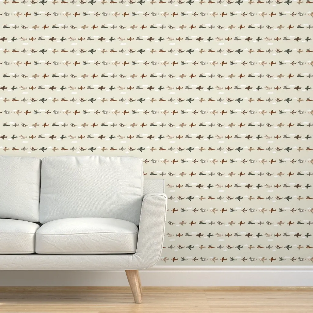 Planes On Sand Peel and Stick Wallpaper - Beige product