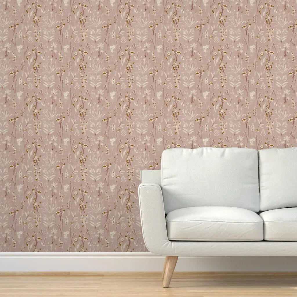 Playa Wildflower Peel and Stick Wallpaper - Pink product