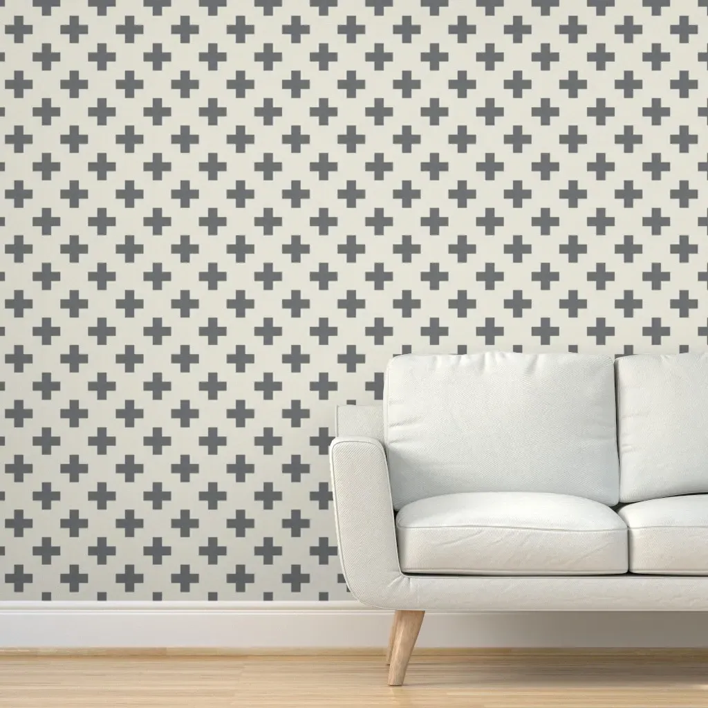 Plus One Peel and Stick Wallpaper Removable - Gray product