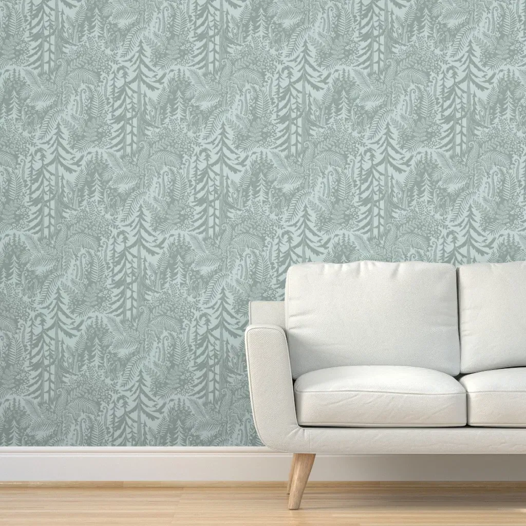 PNW Forest Peel and Stick Wallpaper - Sage Green product