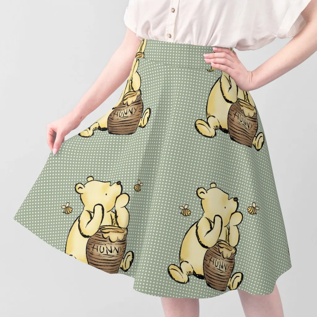 Pooh And Hunny Pot 18x18 Fabric Panel - Beige, Pique alternate view