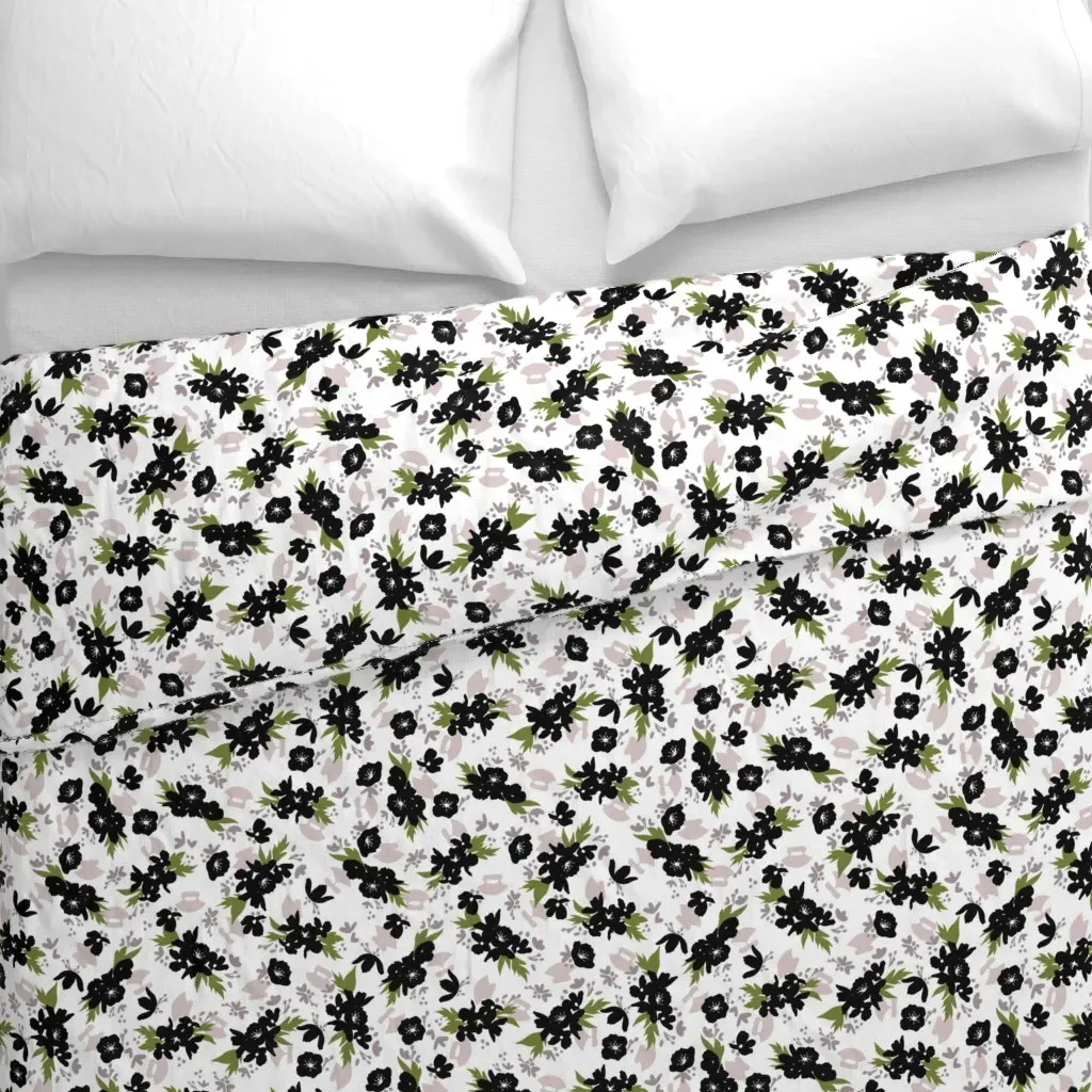 Poppy Ulu Large Duvet Cover - Black alternate view