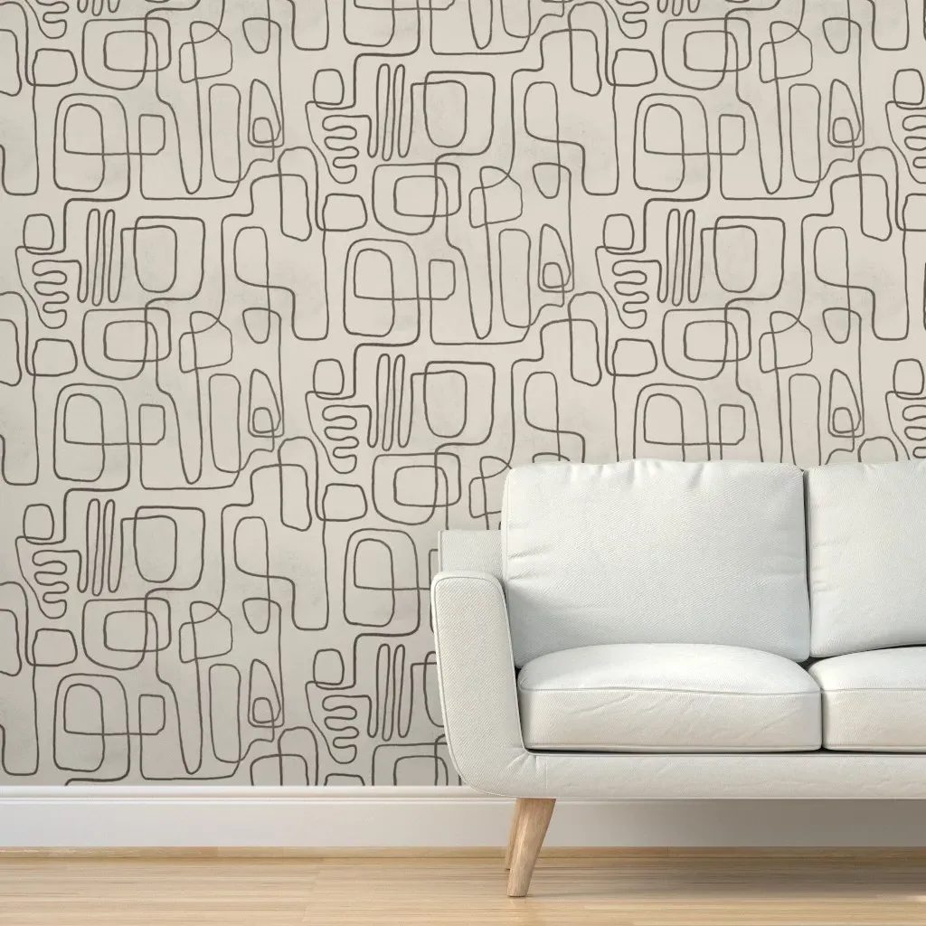 Portals Peel and Stick Wallpaper - Beige product