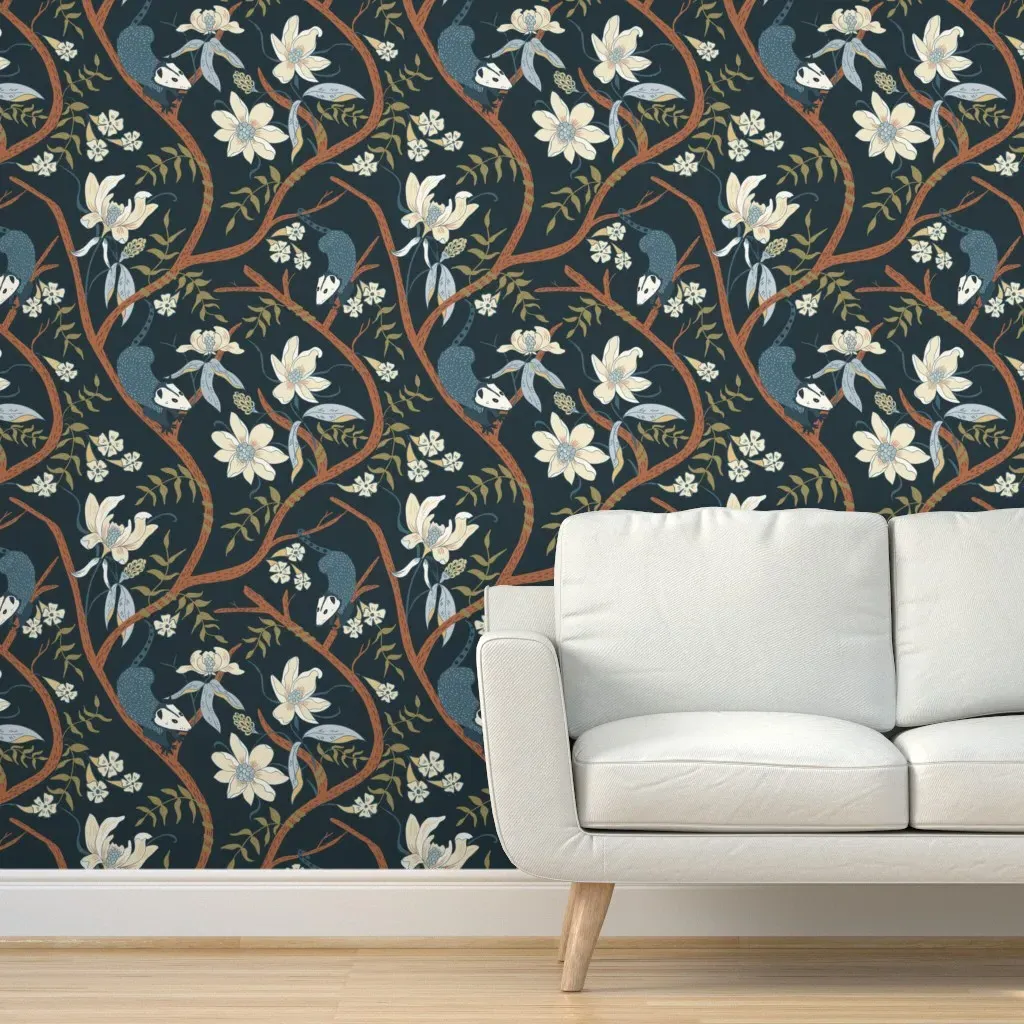 Possum Magic Large Peel and Stick Wallpaper - Navy product