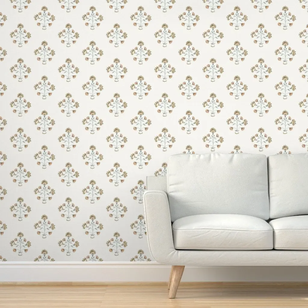 Prairie House on Creams Annie Peel and Stick Wallpaper - Taupe product