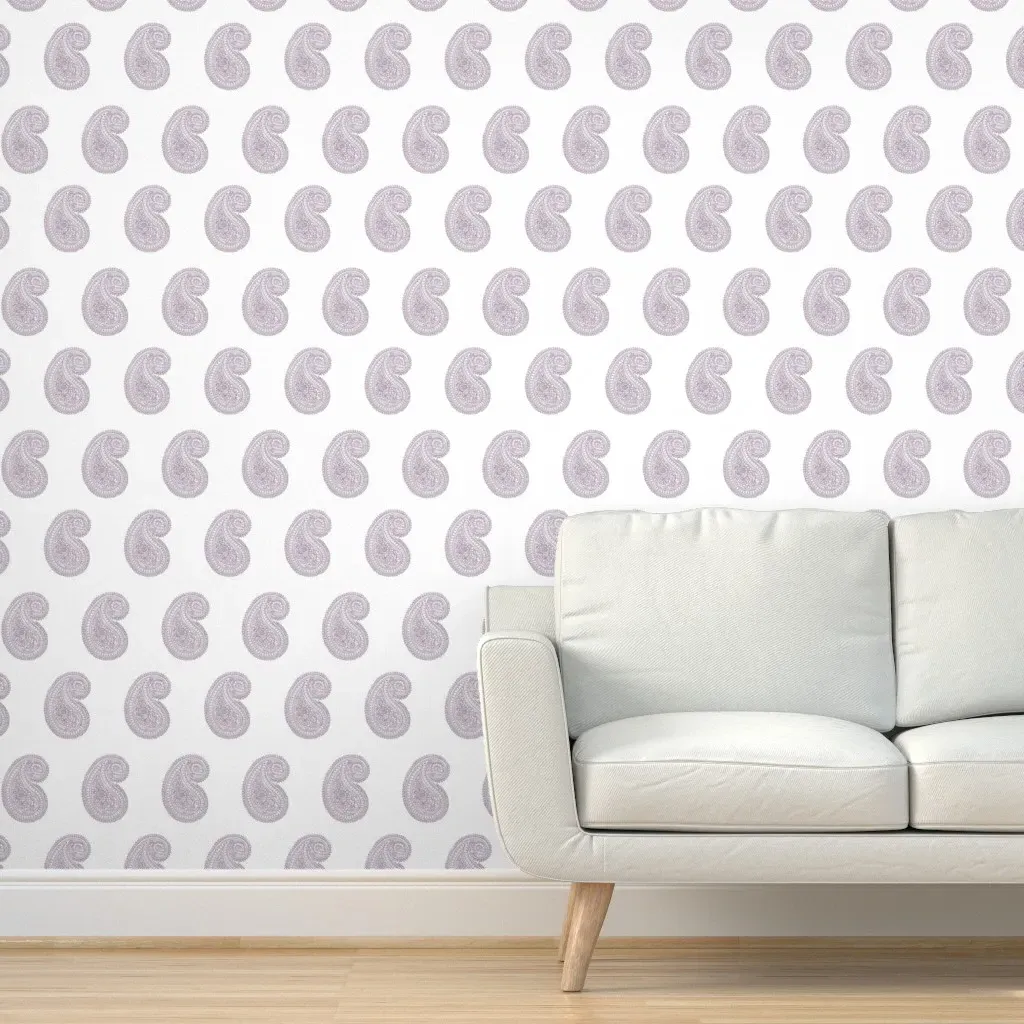 Preston Paisley Peel and Stick Wallpaper - Lilac product