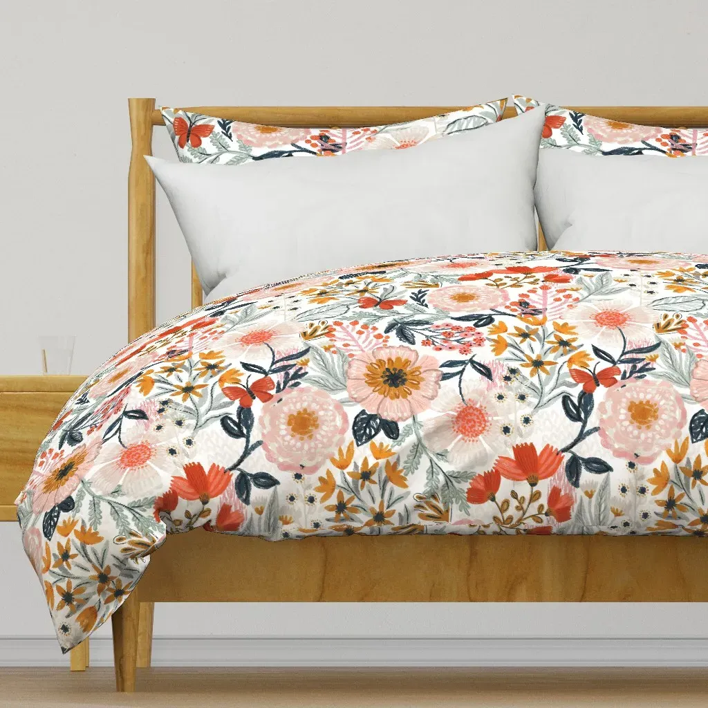 Pretty Things Floral Duvet Cover - Pink product