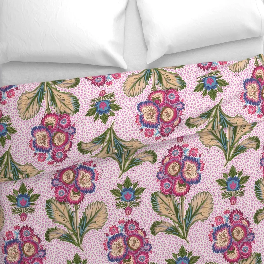 Primrose Print Raspberry 2 Duvet Cover - Pink alternate view