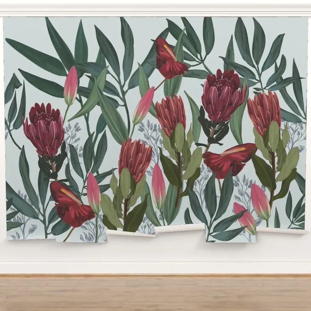 Protea Garden Reverie Peel and Stick Wall Mural product