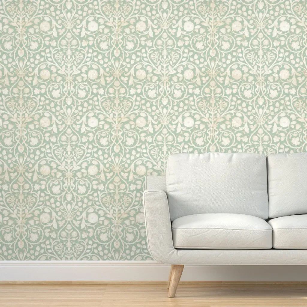 Provence Aloe Peel and Stick Wallpaper - Green product