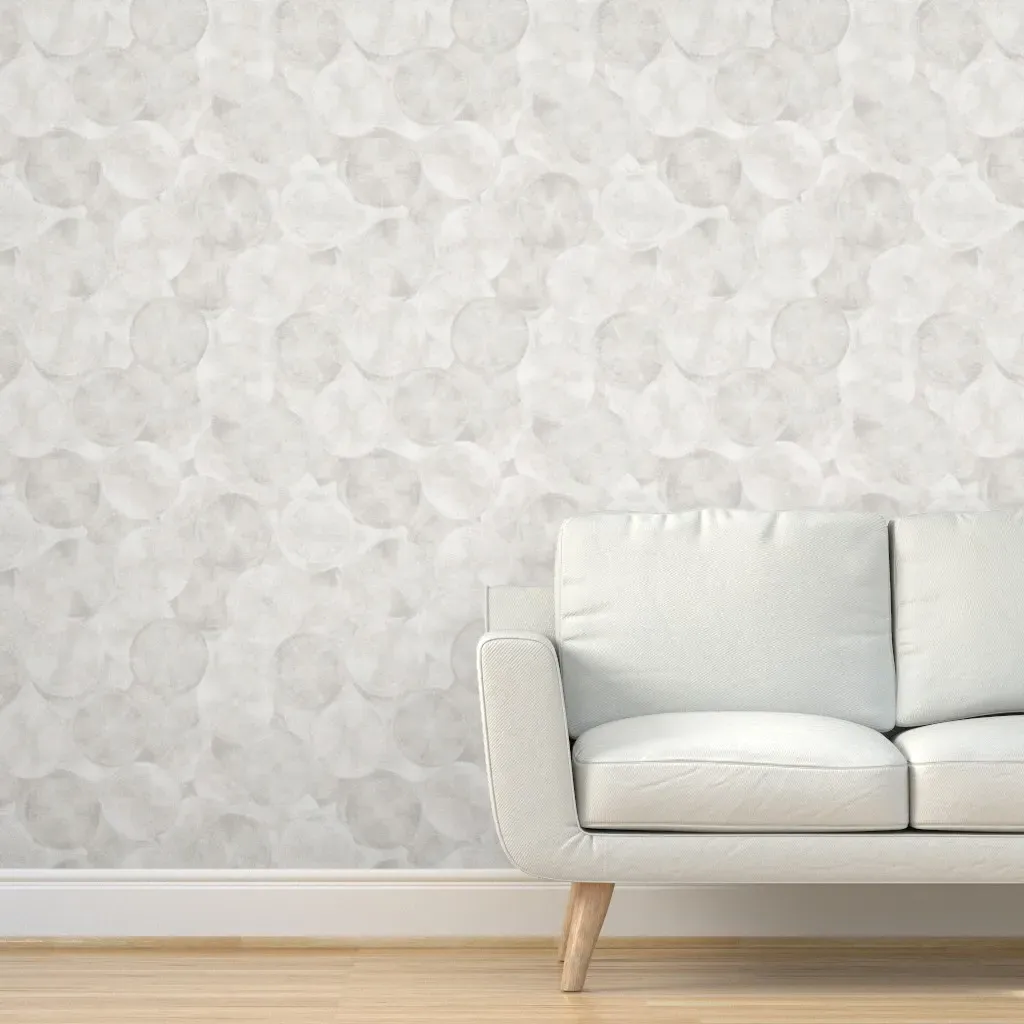 Puffball Peel and Stick Wallpaper - Off-White product