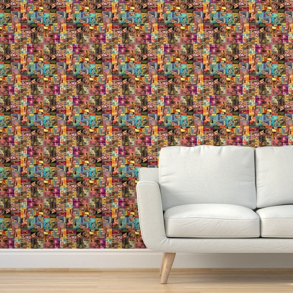 Pulp Fiction 2 Peel and Stick Wallpaper - Red product