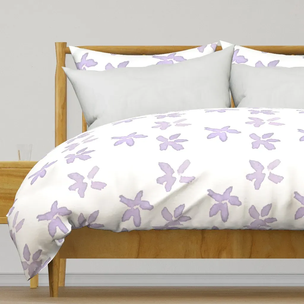 Purple Flowers Duvet Cover - Purple product