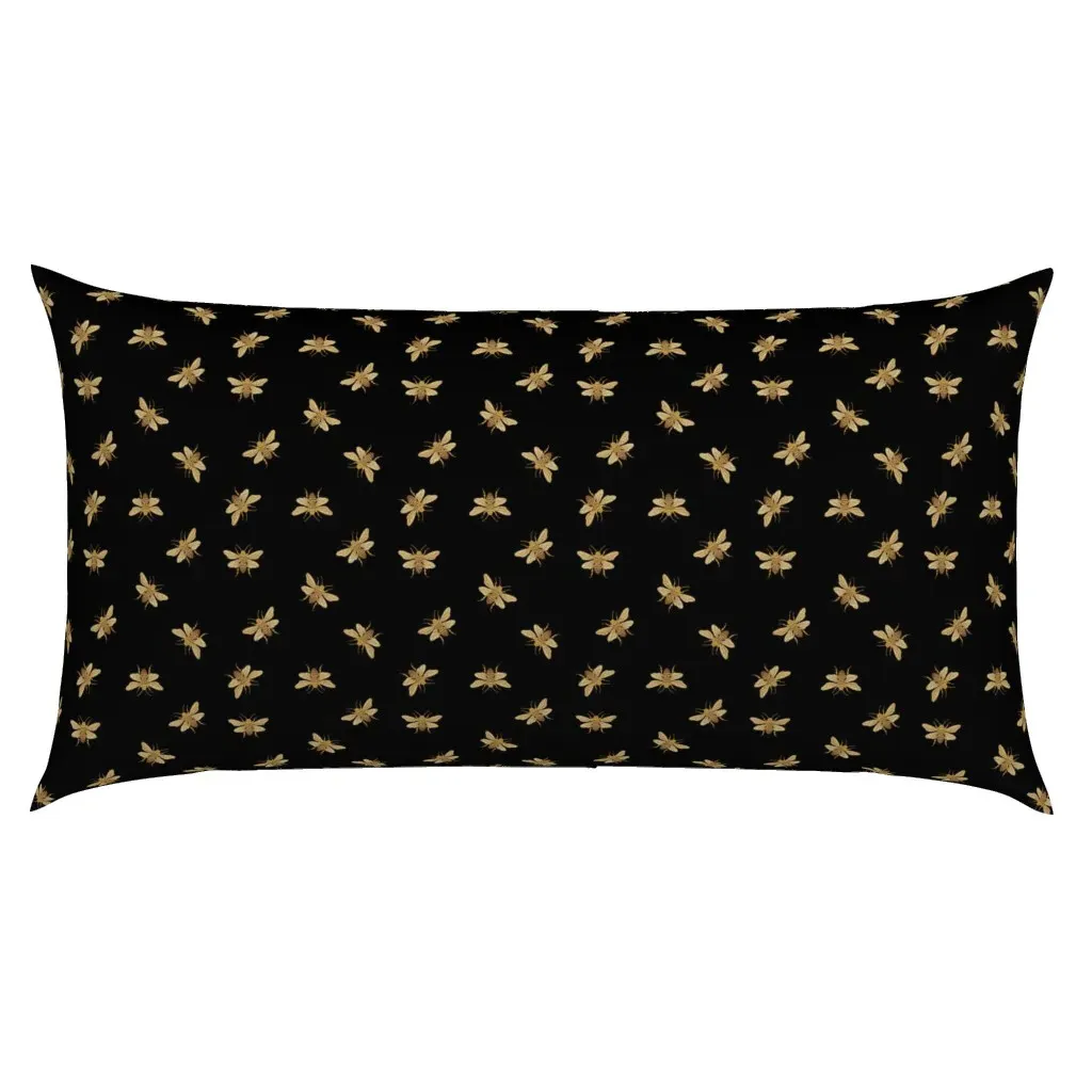 Queen Bee King Pillow Sham - Gold, Black product