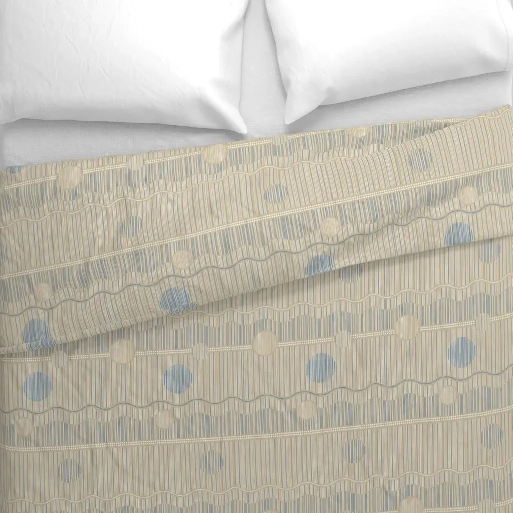 Quiet Luxury Scandinavian Duvet Cover - Beige alternate view