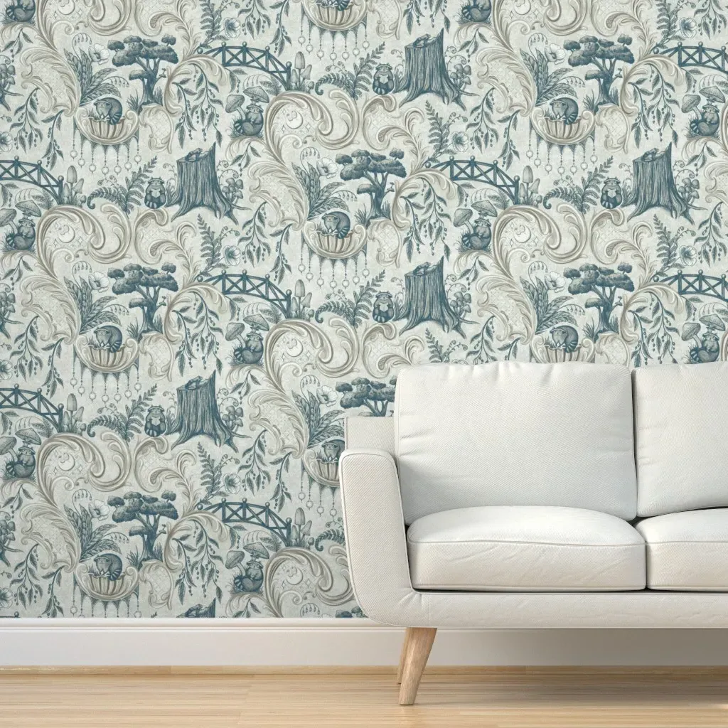 Raccoco Peel and Stick Wallpaper Extra Large - Teal product