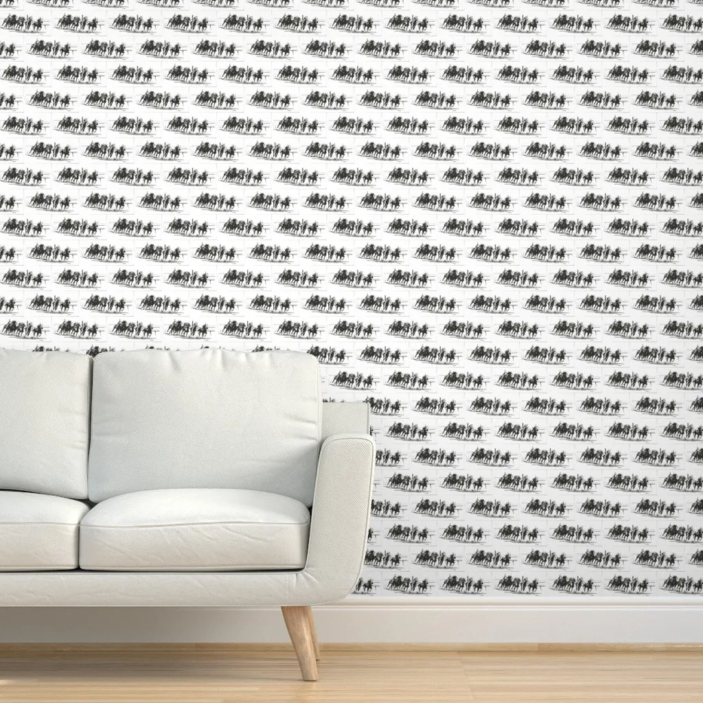Race Peel and Stick Wallpaper - Black product