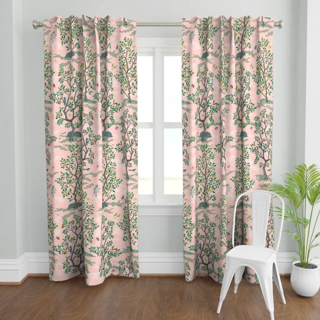 Rachel Custom Curtain Panel - Pink product