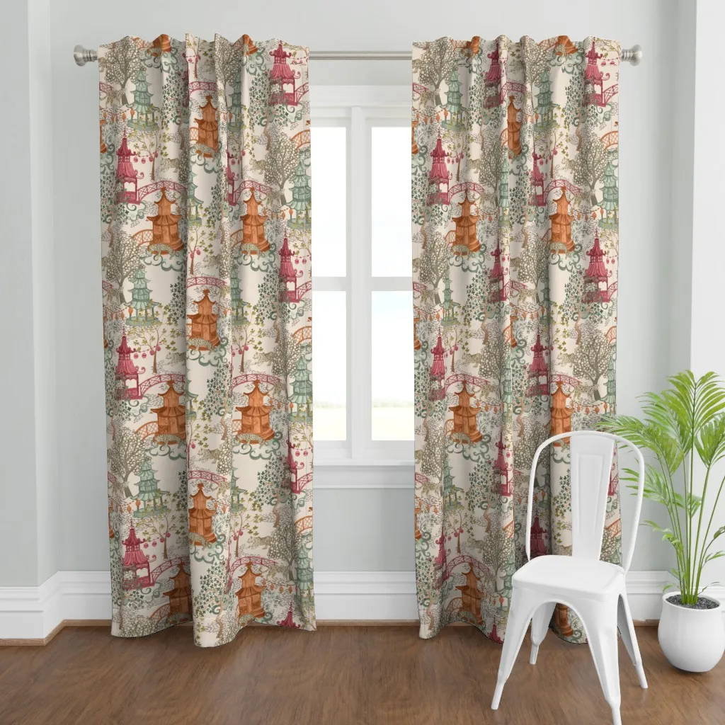 Rachel Party Custom Curtain Panel - Peach product