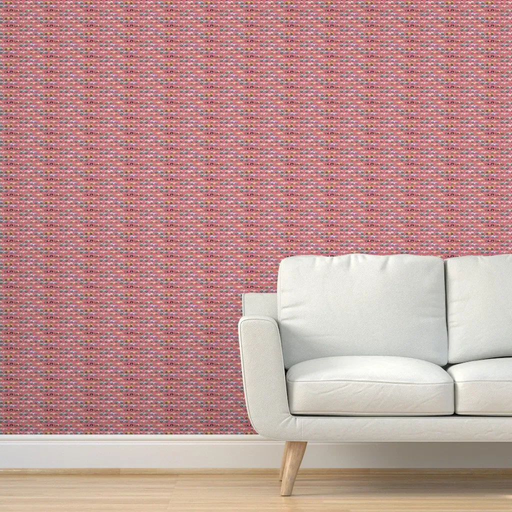 Racing Cars Peel and Stick Wallpaper - Pink product