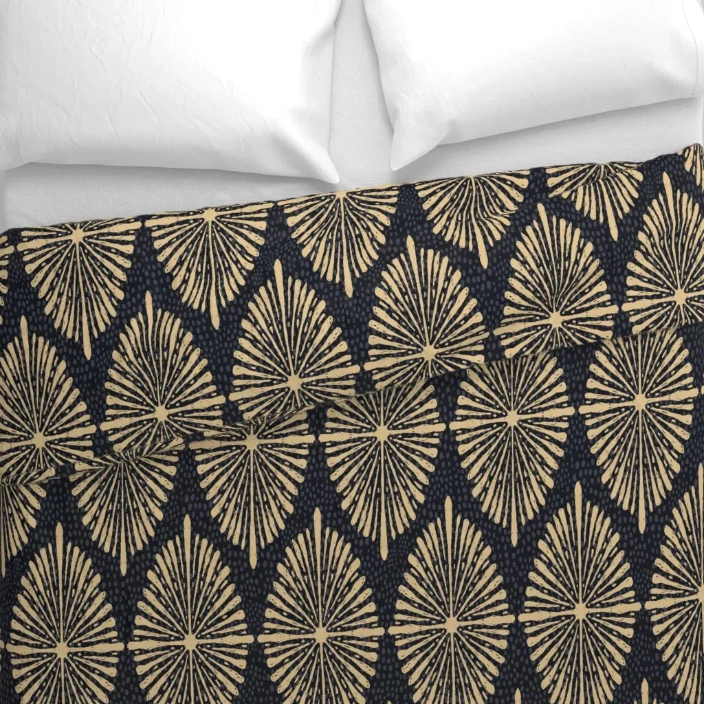 Radiant Aura Duvet Cover - Beige alternate view