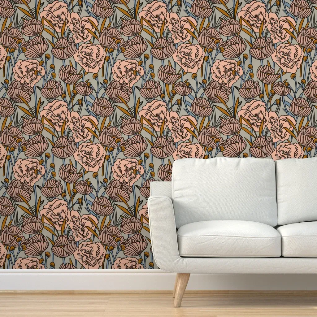 Rae Peel and Stick Wallpaper - Blush Pink product