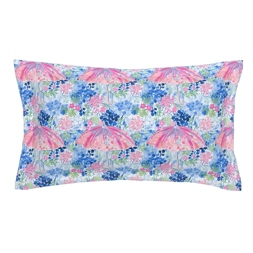 Rain Or Shine She's Fine King Pillow Sham - Pink product