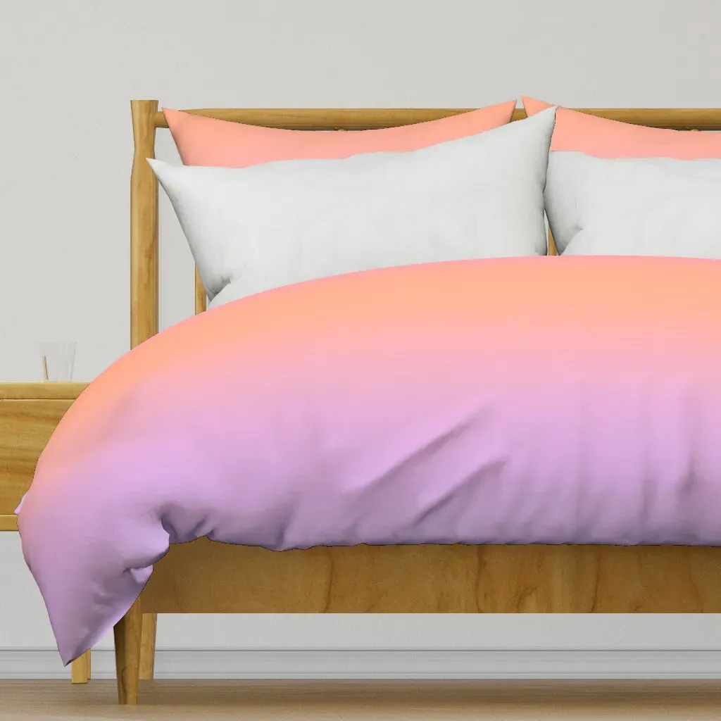 Rainbow Gradient Duvet Cover - Light Blue product