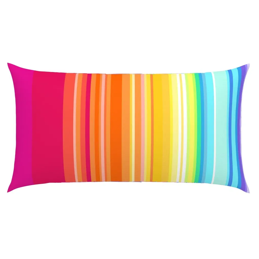 Rainbow Spectrum King Size Pillow Sham - Pink product