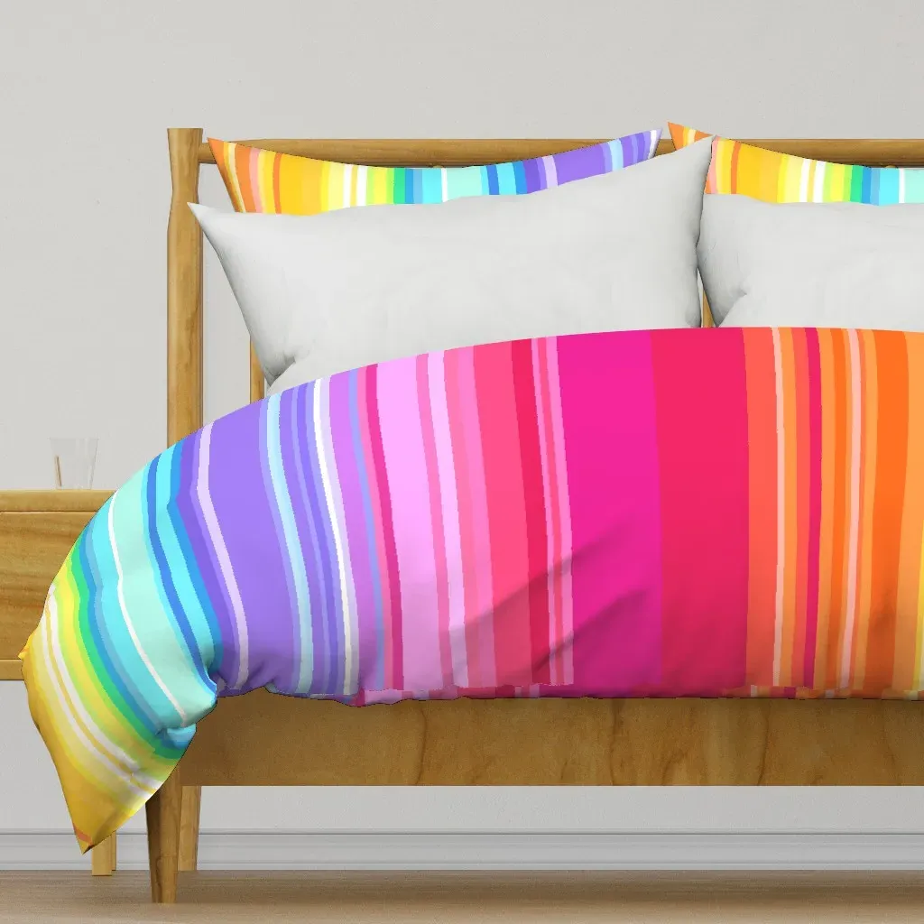 Rainbow Spectrum Large Duvet Cover - Pink product