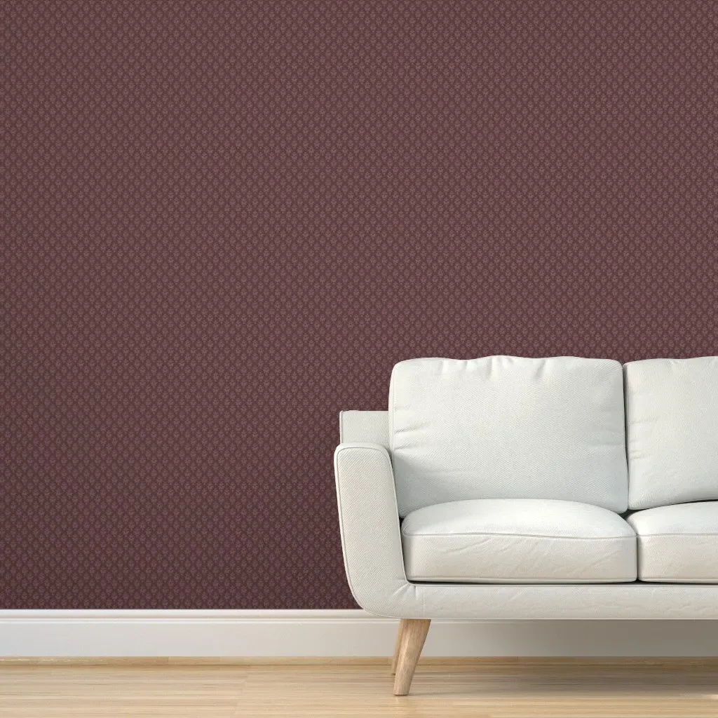 Ralphie Peel and Stick Wallpaper Removable - Maroon product