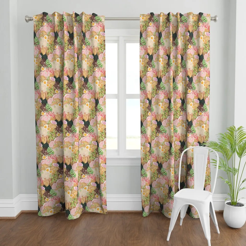 Ramen Curtain Panel - Beige product