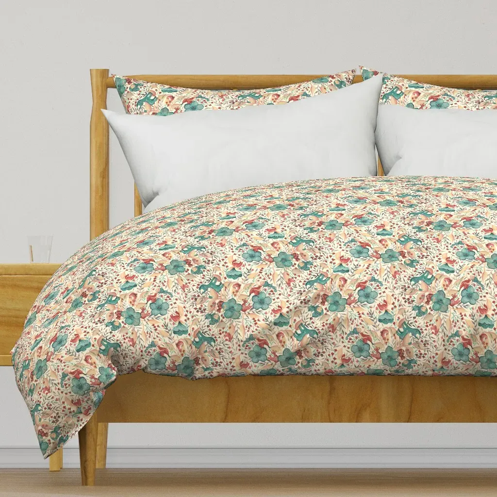 Realgouache Duvet Cover - Teal product