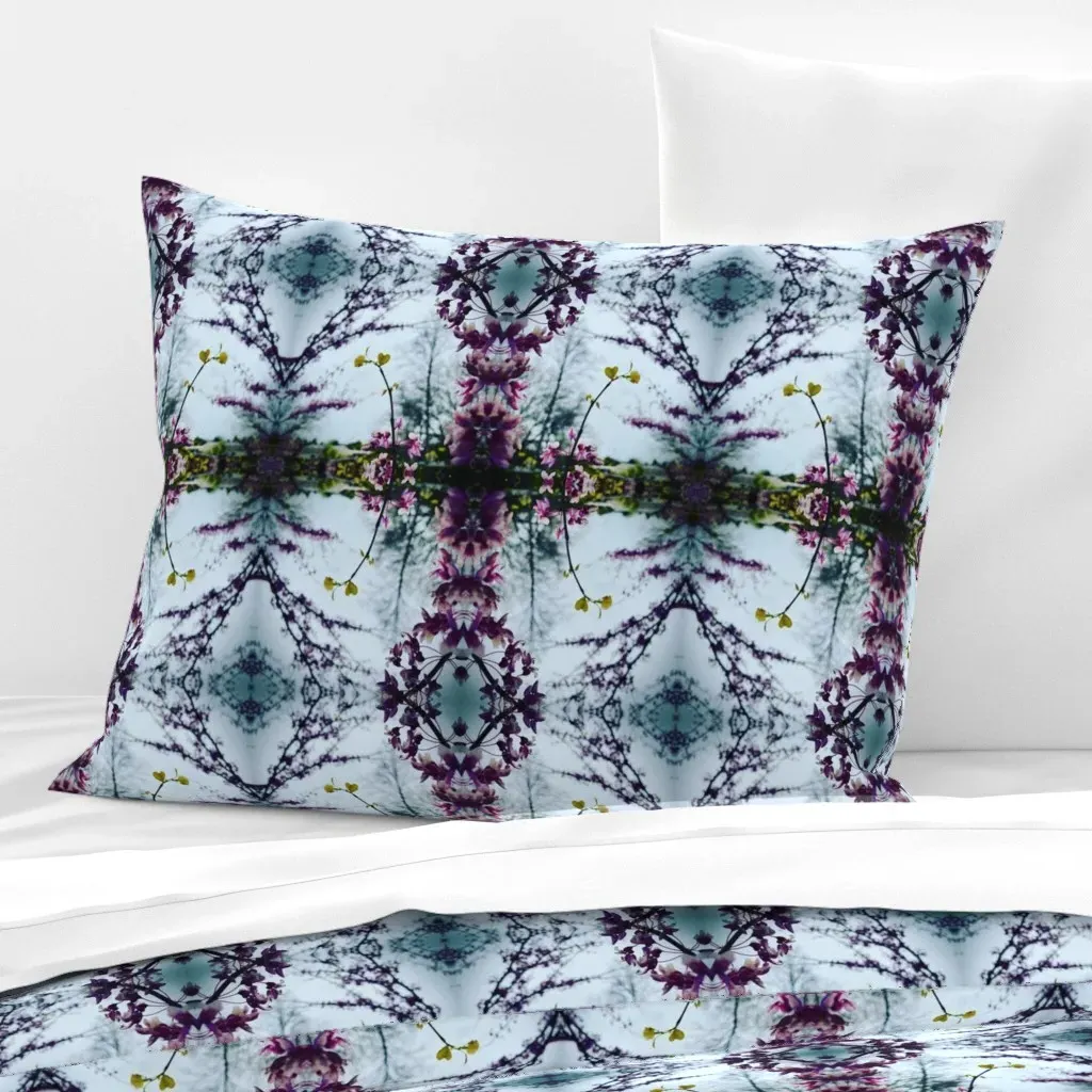 Redbud 2 Wide Standard Knife Edge Pillow - Cotton Sateen product