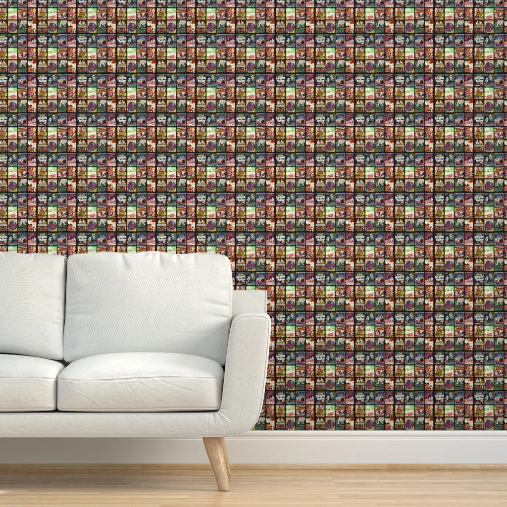 Reefer Madness Vintage Anti-Weed Peel and Stick Wallpaper - Red product