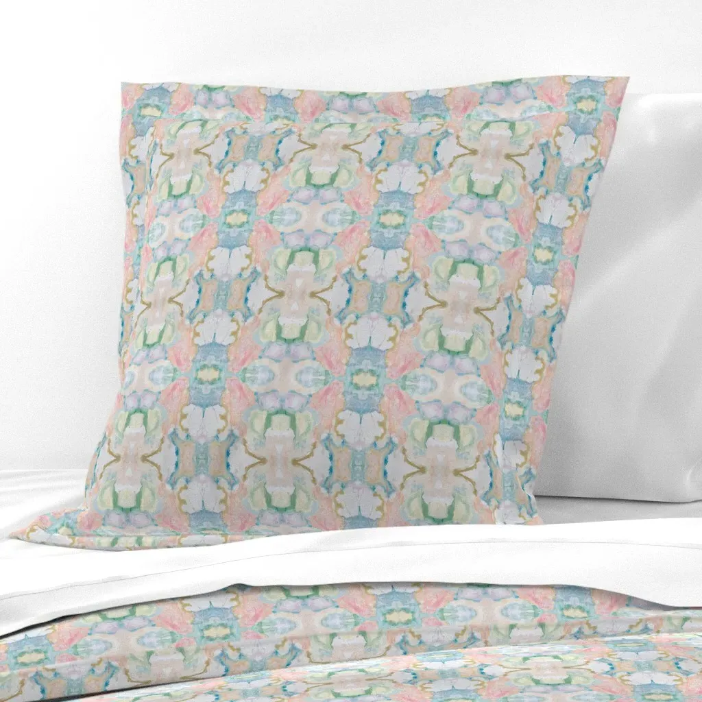 Remix-Brighter Days Euro Pillow Sham - Light Teal product