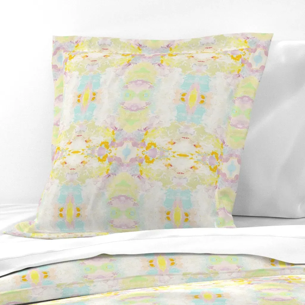Remix-Candied Toast Euro Pillow Sham - Yellow product