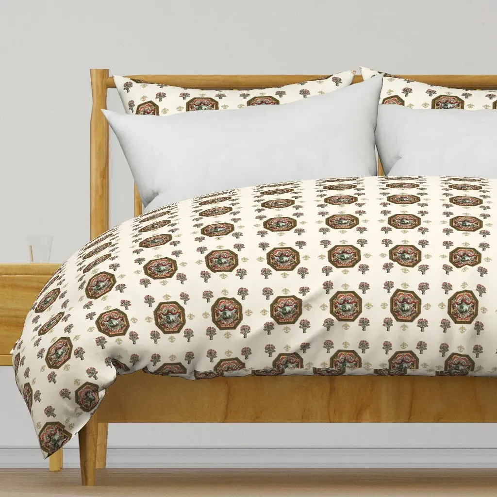 Renaissance Design Duvet Cover - Ivory product