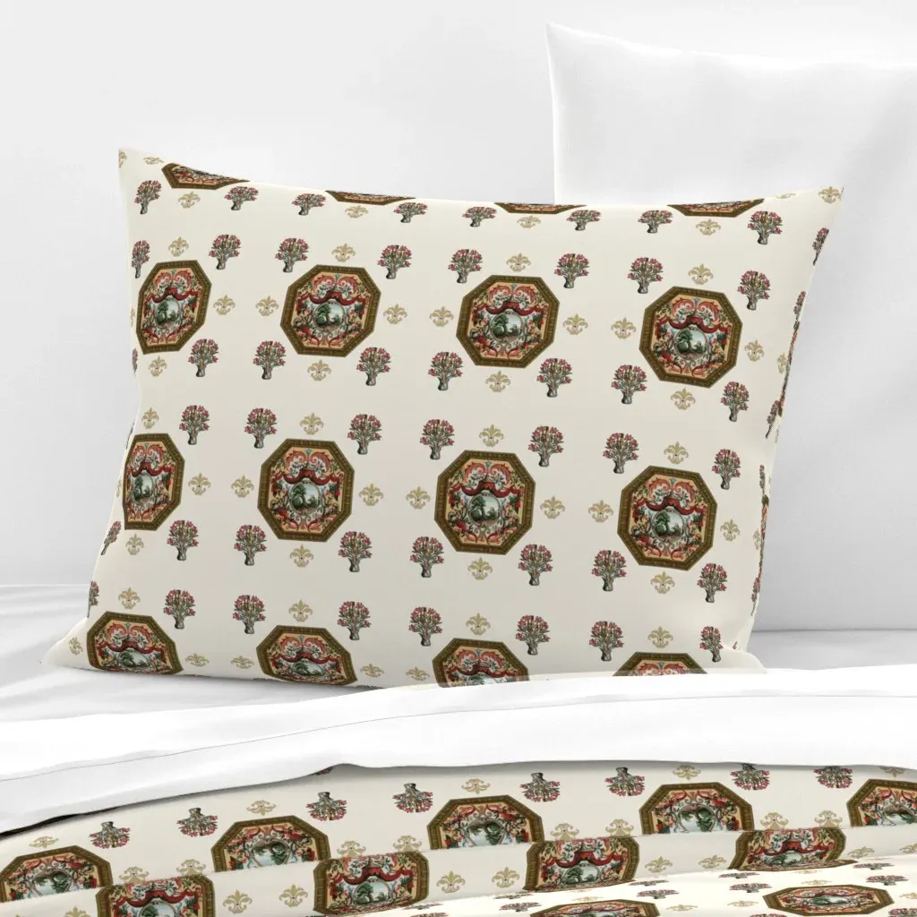 Renaissance Design Standard Knife Edge Cushion Cover - Ivory, Cotton Sateen product