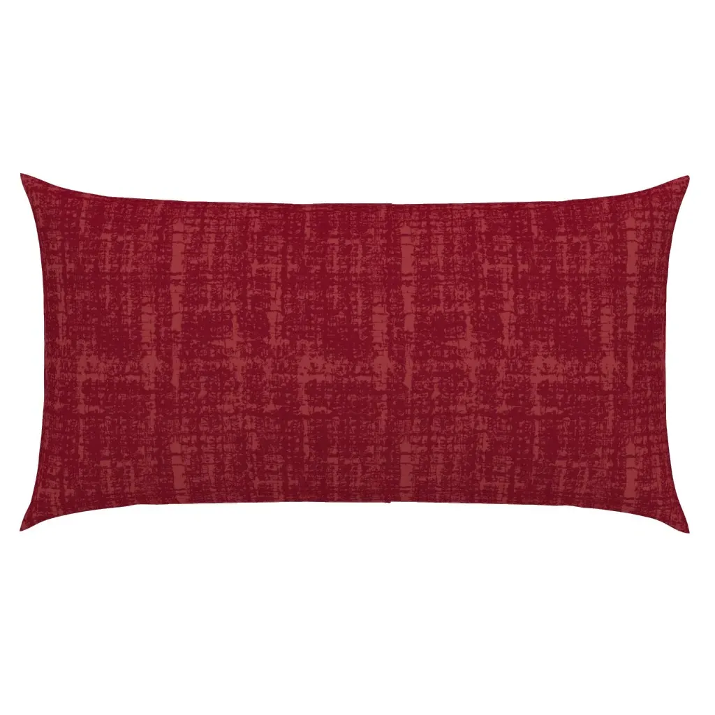 Retro Couture Boucle Tweed King Pillow Sham - Crimson product