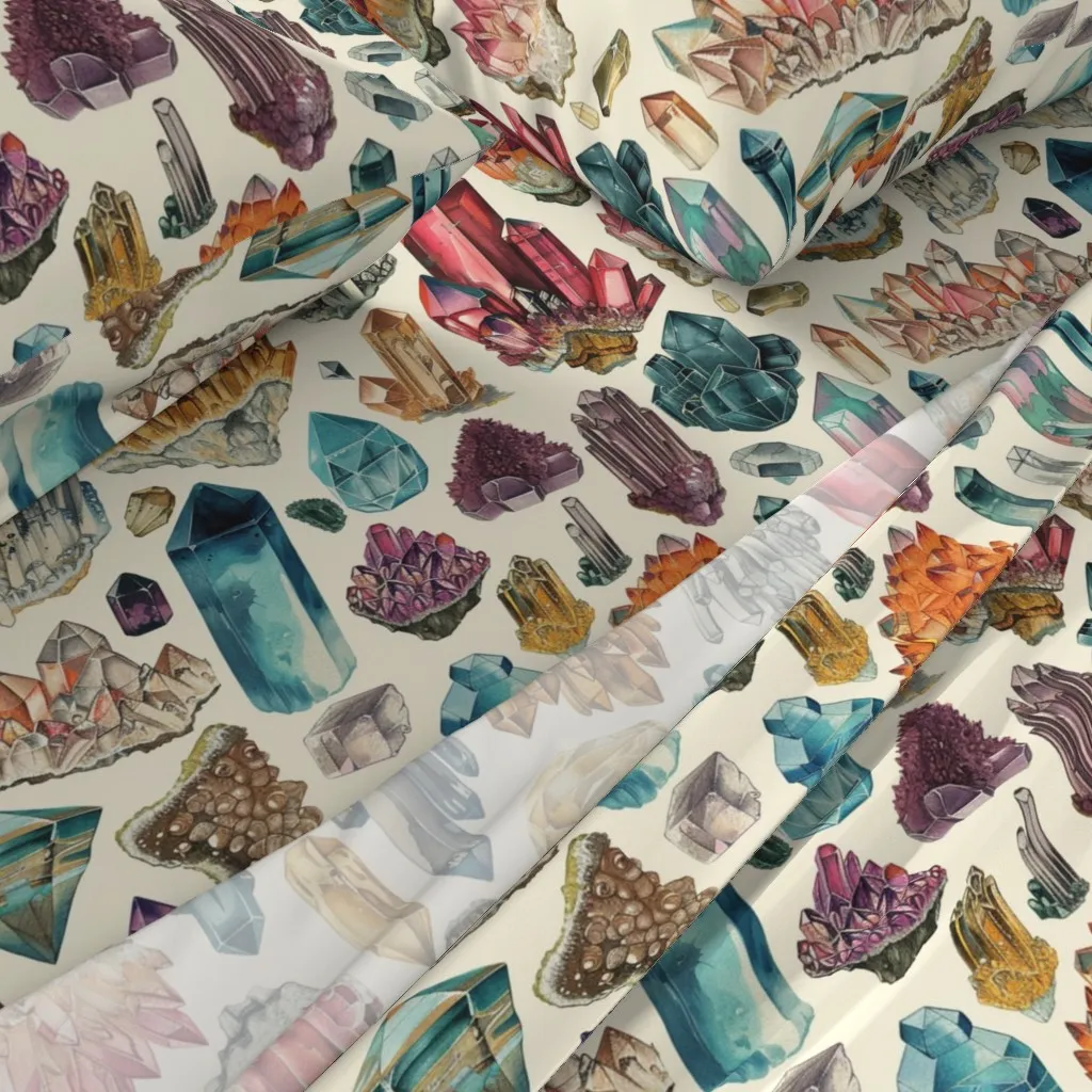 Retro Crystal Gem Stone Full Sheet Set - Pink, Red alternate view