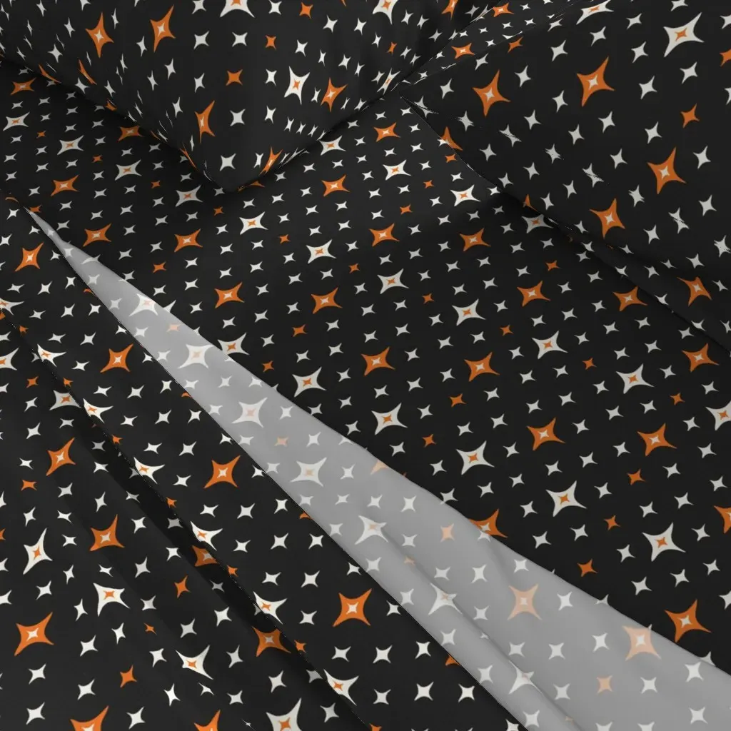 Retro Halloween Atomic Starburst Full Sheet Set - Orange alternate view